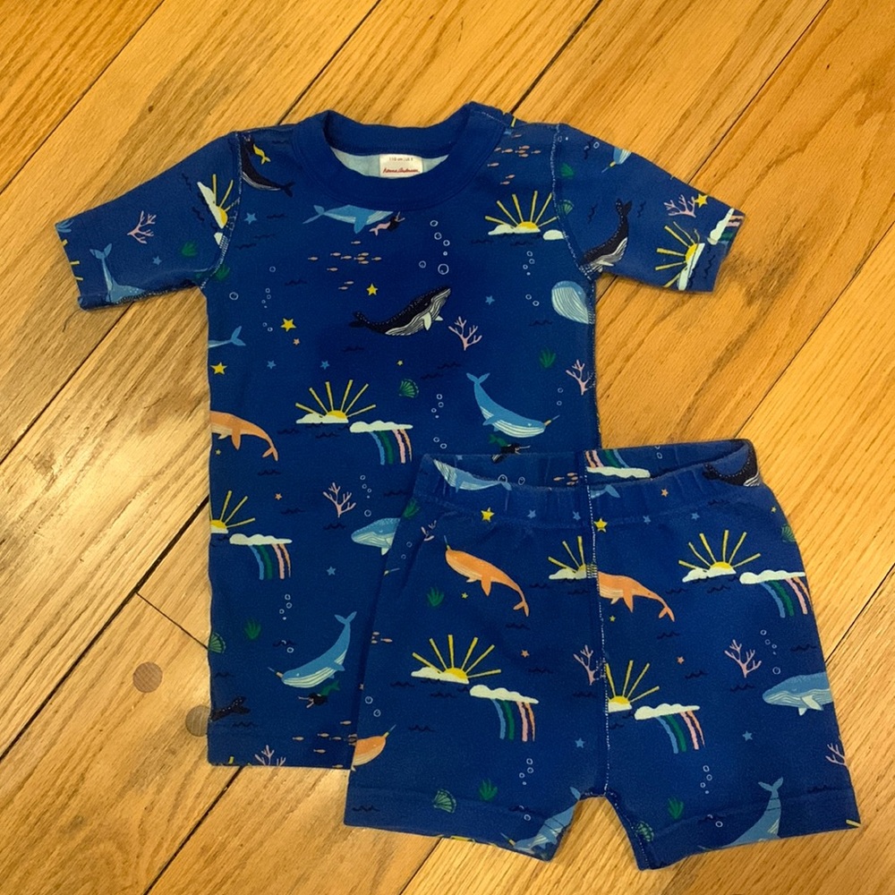 Cute ocean Hanna shortie pj set 🐳